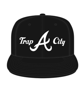 Atlanta "Trap City" Navy Fitted Hat